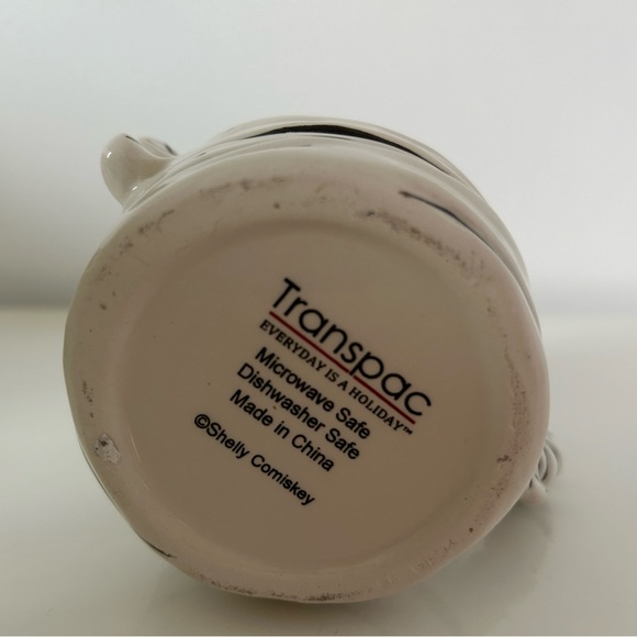 🖤🧡New Mummy Halloween Ceramic Mug/Shelly Comiskey By Transpac - Picture 5 of 7